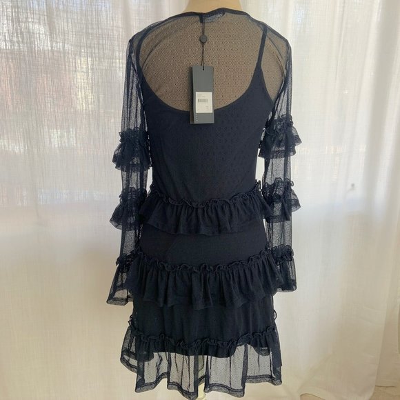 NWT The Fifth Label National Navy Ruffle Dress - Picture 6 of 10